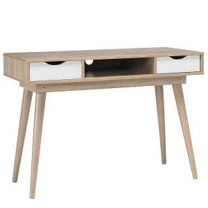 Image of LPD Scandi Desk with White Drawers