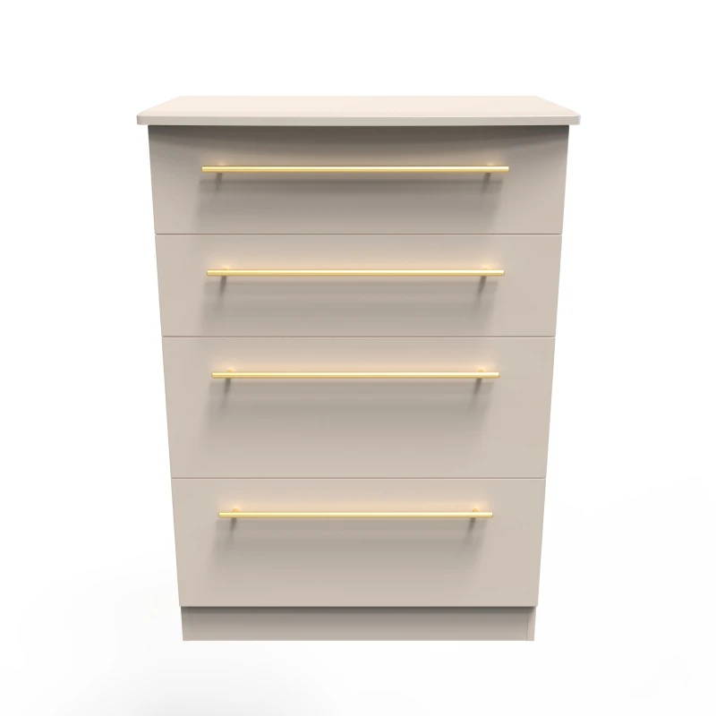 Image of Helmsley 4 Drawer Deep Chest In Kashmir Matt (Ready Assembled)