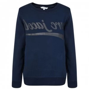 Image of Marc Jacobs Children Boys Reverse Logo Sweatshirt - Dark Indigo