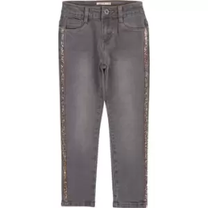 Image of Billieblush Girls Grey denim pants - Grey