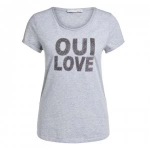 Image of Oui Love T-Shirt - Grey 9283