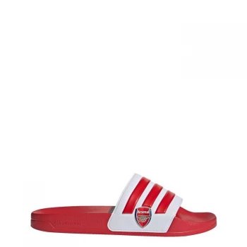 Image of adidas Adilette Shower Slides Unisex - Scarlet / Scarlet / Cloud Whit