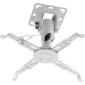 Image of My Wall H16-7WL Projector ceiling mount Tiltable, Rotatable Max. distance to floor/ceiling: 17cm White