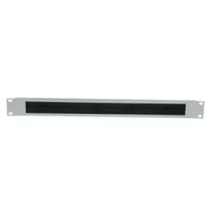 Image of Intellinet 19" Cable Entry Panel 1U with Brush Insert Grey
