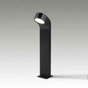 Image of 1 Light Outdoor Bollard Light Black IP65