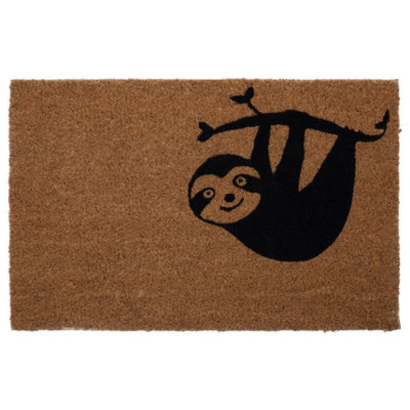 Image of Premier Housewares Baby Sloth Doormat Brown