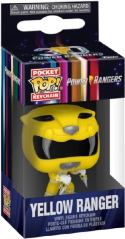 Image of Pocket POP! Keychain: Power Rangers - Yellow Ranger General merchandise