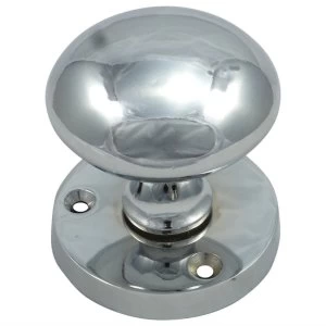Image of Select Round Mortice Door Knob - Chrome