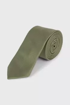 Image of Mens Slim Khaki Tie