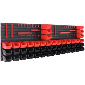 Image of Storage Bin Unit 2Pcs each 45Pcs Wall Mounted