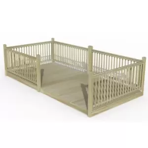 Image of 8' x 16' Forest Patio Deck Kit No. 7 (2.4m x 4.8m)