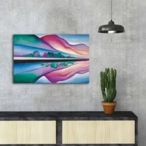 Image of FAMOUSART-030 Multicolor Decorative Canvas Painting