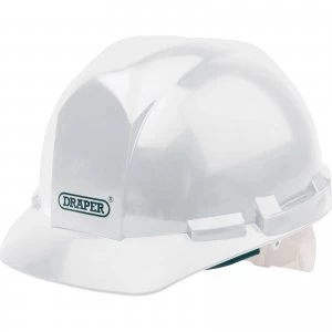 Image of Draper Hard Hat Safety Helmet White