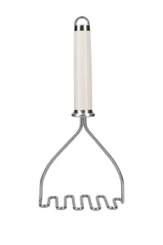 Image of Stainless Steel Potato Masher - Almond Cream