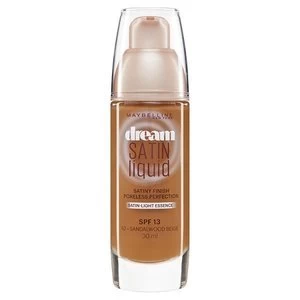Image of Maybelline Dream Satin Liquid Foundation 64 Sandalwood Beige