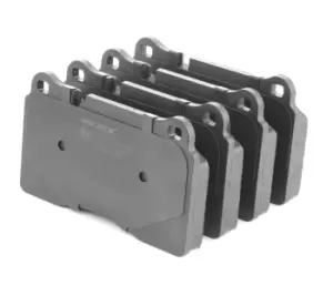 Image of RIDEX Brake pad set LAND ROVER 402B0800 SFP500045,SFP500070