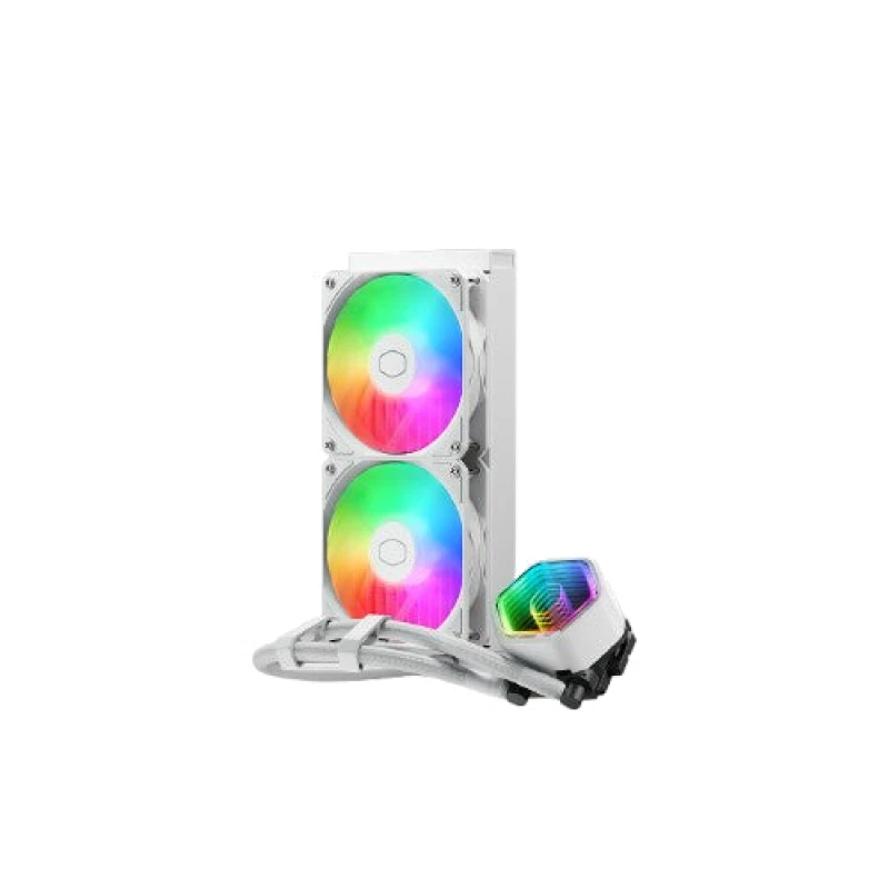 Image of Cooler Master MasterLiquid 240 Core II ARGB White All In One Liquid CPU Cooler