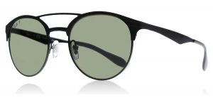 Image of Ray-Ban RB3545 Sunglasses Shiny Black 186/9A Polariserade 51mm