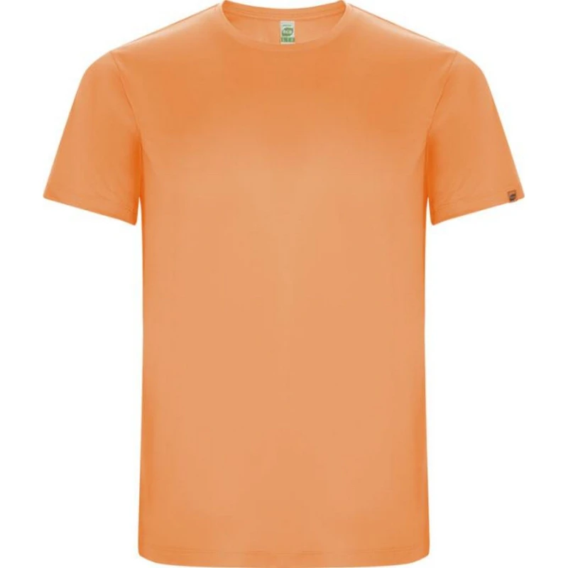 Image of ROLY Imola Short-Sleeved Sports T-Shirt in Orange Size: 4 Years Orange Unisex 4 Years