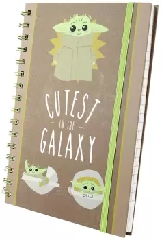 Image of Star Wars The Mandalorian - Cutest In The Galaxy Notebook multicolour