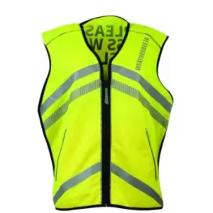 Image of Weatherbeeta Childrens/Kids Please Pass Wide And Slow Reflective Vest (M) (Hi Vis Yellow)
