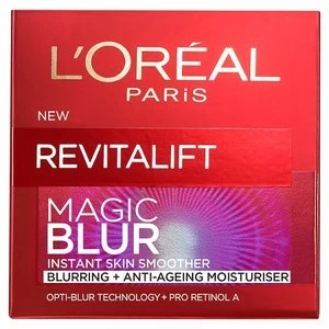 Image of LOreal Paris Revitalift Blur Anti Ageing Moisturiser 50ml