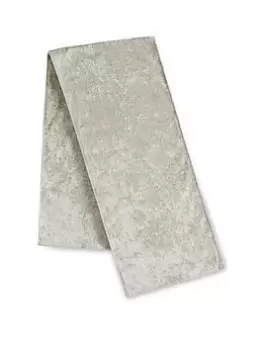 Image of Catherine Lansfield Crushed Velvet Runner 33X220Cm