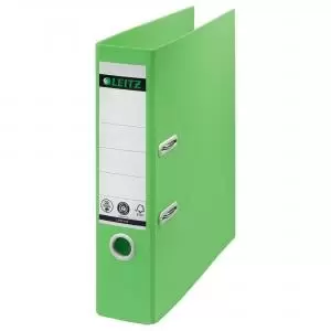 Image of Leitz 180 Recycle Lever Arch File A4 80mm Spine Green 10180055 41108AC