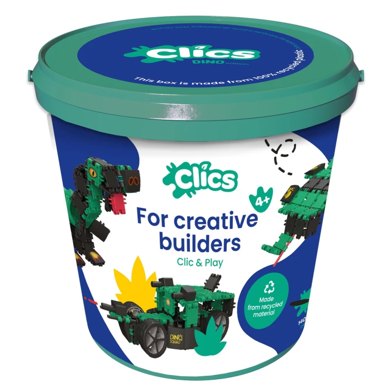 Image of CLICS Dino World Bucket Multi unisex