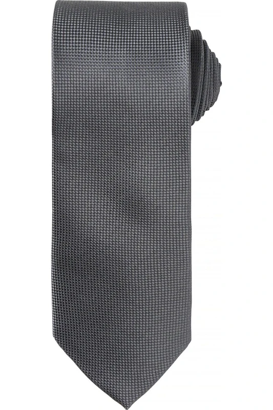 Image of Premier Premier Men Micro Waffle Formal Work Tie Pack of 2 in Dark Grey Dark Grey One Size Male 5059269154158