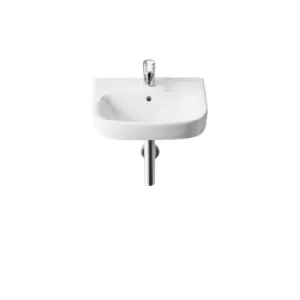 Image of Roca Debba Cloakroom Basin 1 Tap Hole 450 X 370mm - 695788