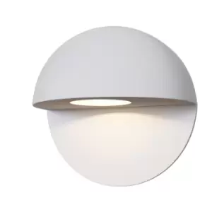 Image of Outdoor Mezzo Integrated LED White Surface Mounted Wall Lamp IP54