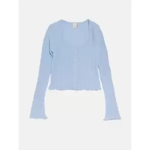 Image of Skinny Dip Pearl Cardigan - Blue