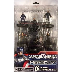 Image of Heroclix Captain America The Winter Soldier Movie 6 Figure Starter Pack