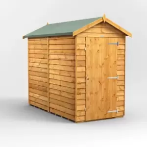 Image of 8X4 Power Overlap Apex Windowless Shed