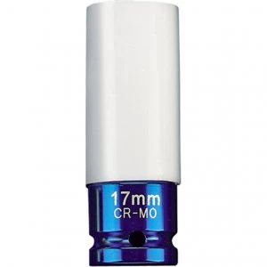 Image of Draper Expert 1/2" Drive Hexagon Socket Metric for Alloy Wheels 1/2" 17mm