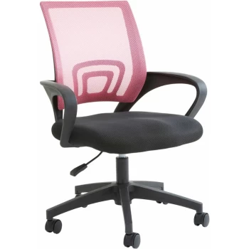 Image of Premier Housewares - Pink Home Office Chair