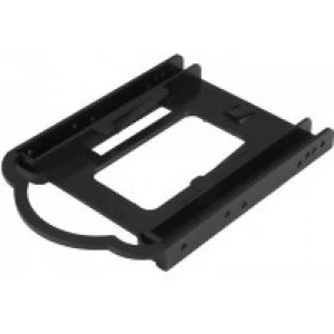 Image of StarTech 2.5" SSD HDD Mounting Bracket for 3.5" Drive Bay Tool less Installation