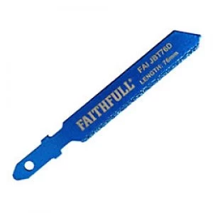 Image of Faithfull Jigsaw Blade Diamond Grit 76 mm