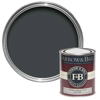 Image of Farrow & Ball Full Gloss Paint Studio Green - 750ml