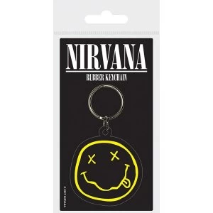 Image of Nirvana - Smiley Keychain