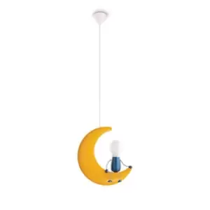 Image of Philips Lunardo Pendant Suspension Light Yellow - 400923416