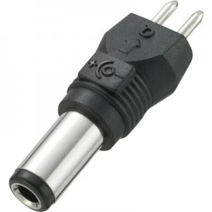 Image of VOLTCRAFT93027C36Low Voltage AdaptorsWith Low voltage plug outside diameter 6.3mm internal diameter 3mm straight