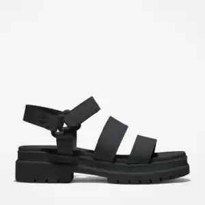 Image of Timberland London Vibe Ankle-strap Sandal For Her In Black Black, Size 4