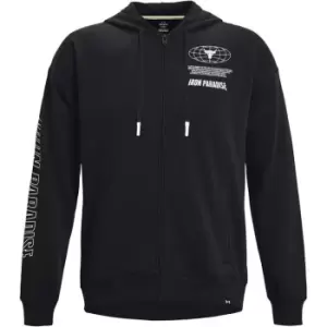 Image of Under Armour Project Rock Disrupt Full Zip Hoodie Mens - Black