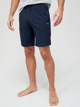Image of BOSS Bodywear Mix & Match Lounge Shorts - Navy, Size L, Men