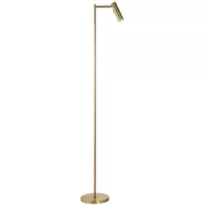 Image of Endon Dedicated Reader Dedicated LED Reader Task Floor Lamp Warm Brass
