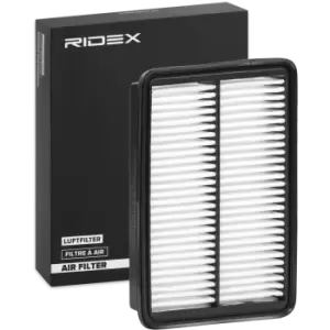 Image of RIDEX Air filter HYUNDAI,KIA 8A0491 281132P300,281132P300 Engine air filter,Engine filter