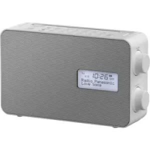 Image of Panasonic RF-D30BTEG-W Kitchen radio DAB+, FM Bluetooth, AUX Alarm clock, splashproof White