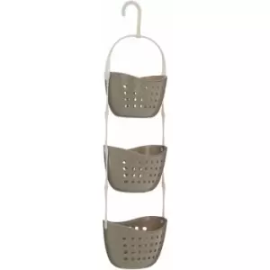 Image of Premier Housewares 3 Tier Grey Shower Caddy